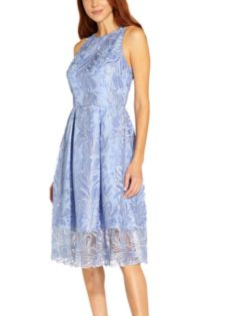 Adrianna Papell - Ribbon Embroidery Dress
